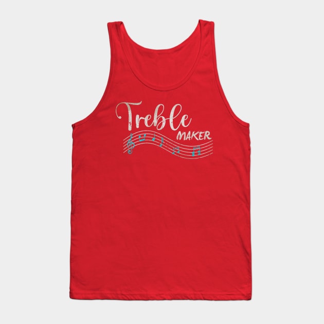 Treble Maker Tank Top by Mysimplicity.art